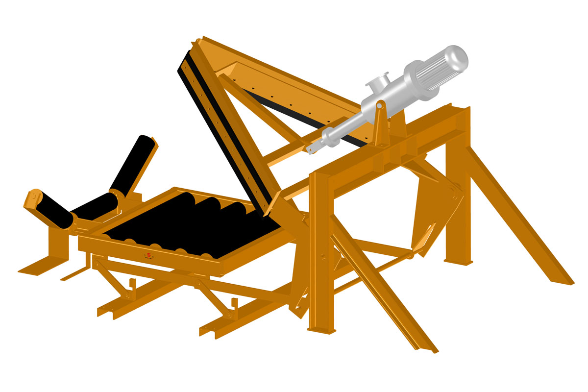 皮带机刮水装置