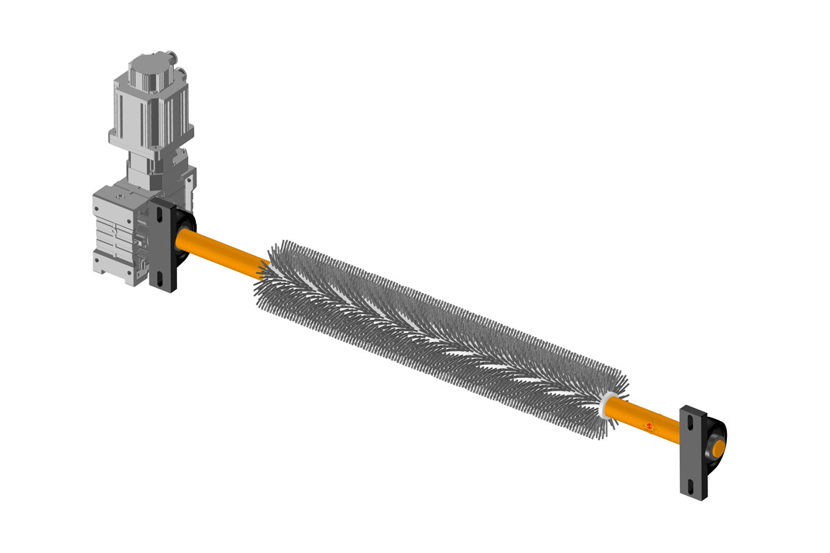 电动毛刷轮清扫器SH-EPM